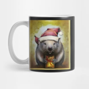 Holiday Wombat Mug